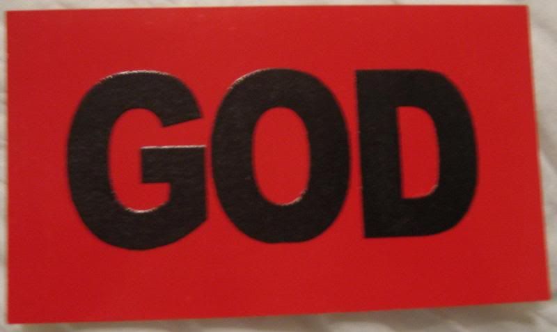 God Card Front