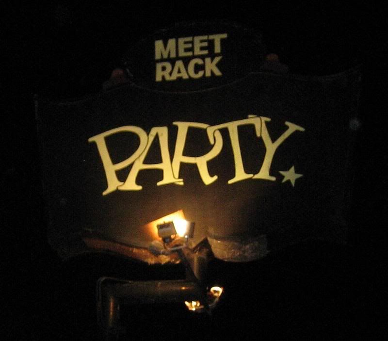 Meet Rack Sign