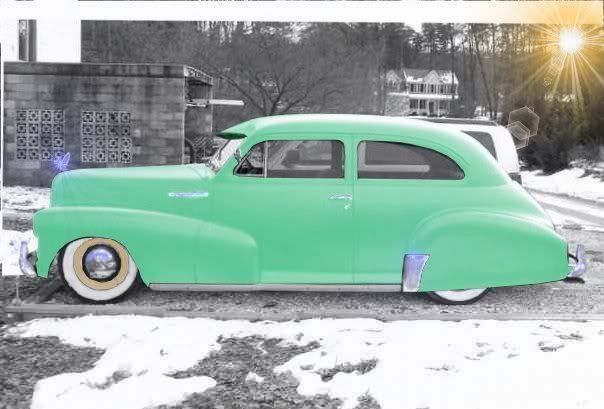 1948 Chevy Stylemaster 2 dr sedan added to the family photoshop
