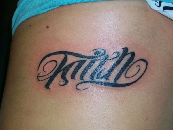 Tags: Back Tattoo, Faith, Hope, Love . Author: lwwlifewontwait .