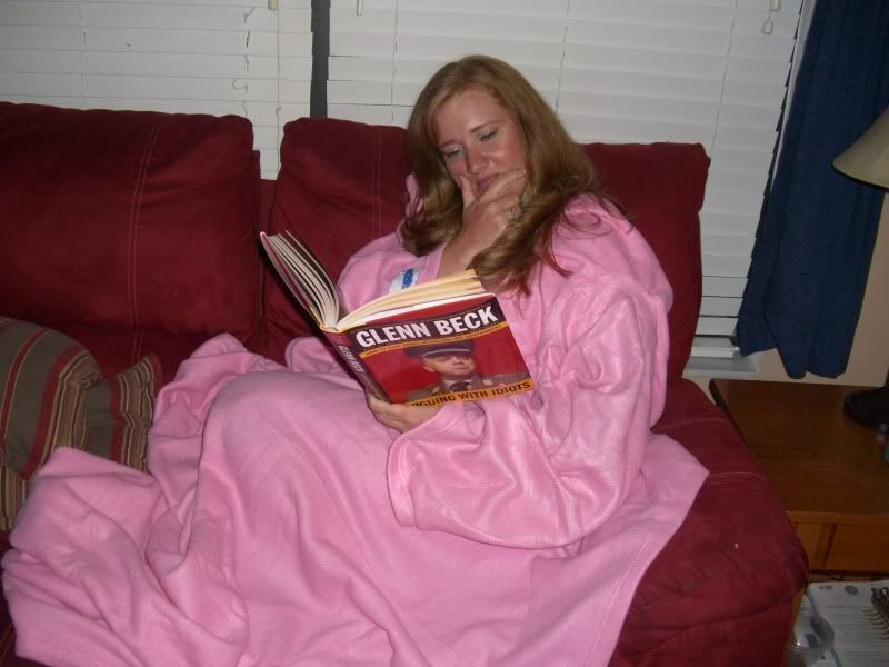 snuggie Another way to sell Glenns book!