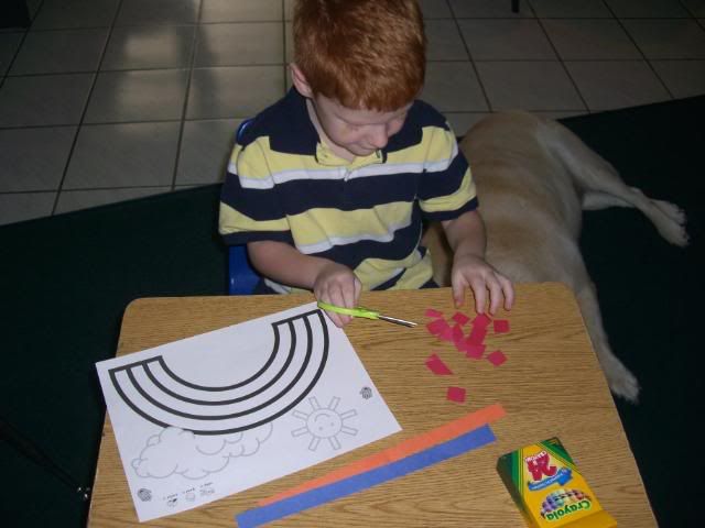 tyart Ty works on Art.
