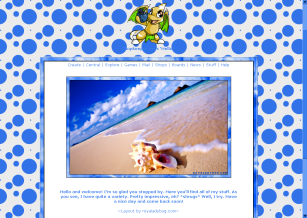 Sea Shell Layout