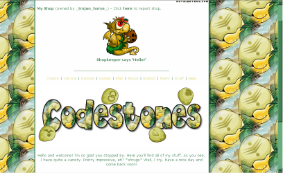 Codestone Layout