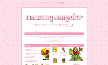 Computer Love Layout