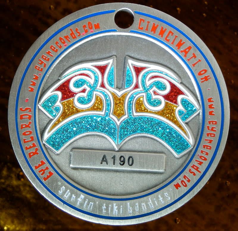 71 to 122 Antique Silver w/sparkle BACK