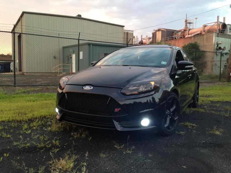 Ford Focus ST EcoBoost Custom EcoBeast Eyes logo Vinyl Decal 7/" Wide White