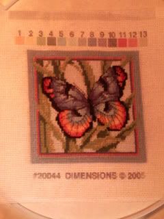 Butterfly needlepoint