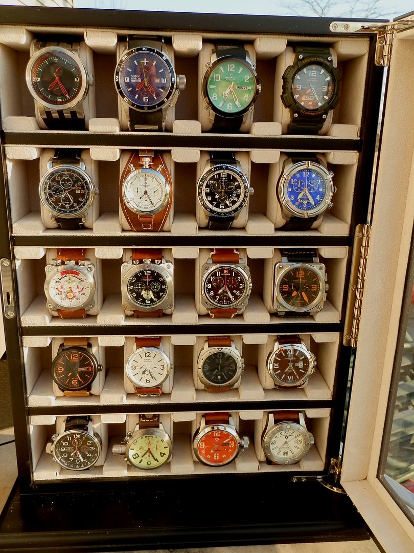 What does your watch desk/drawer/case/display currently look like