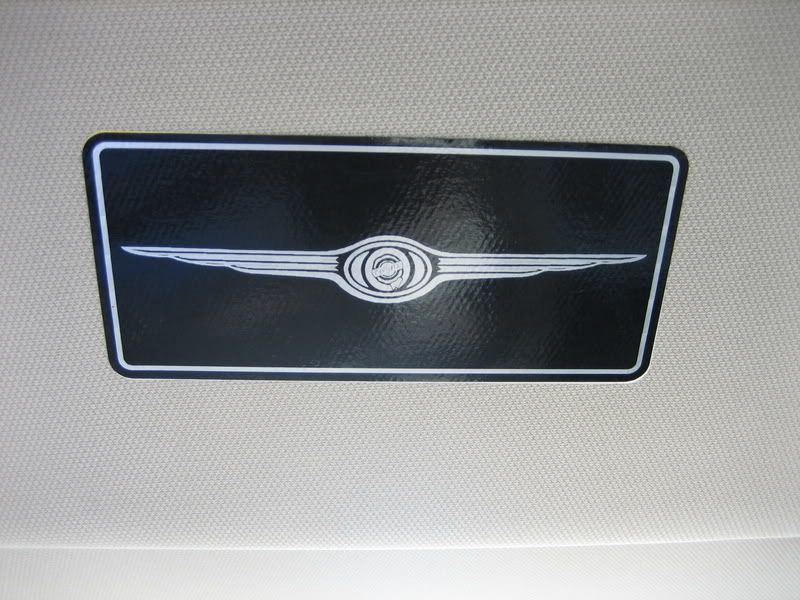Chrysler wing center decals #3