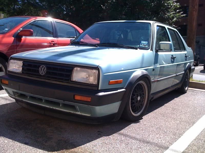 Calypso Green and Raceland Coilover content inside VW Vortex