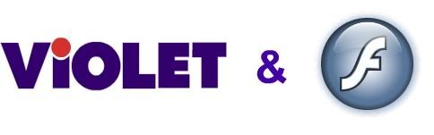 Violet logo & Flash logo
