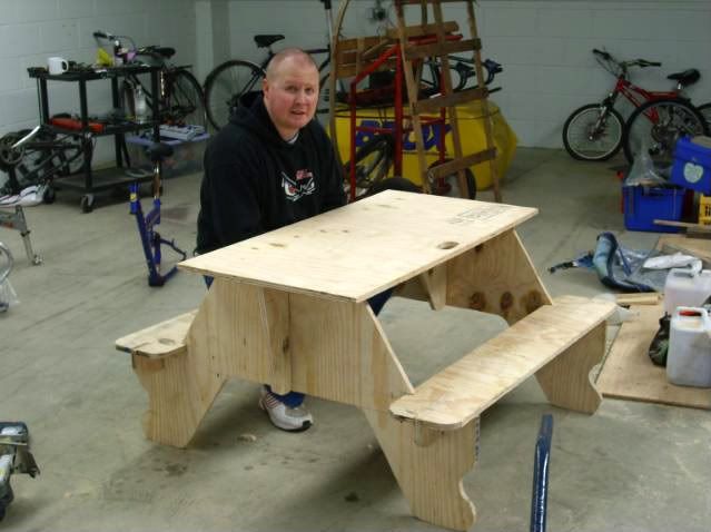 photos of Plywood Picnic Table