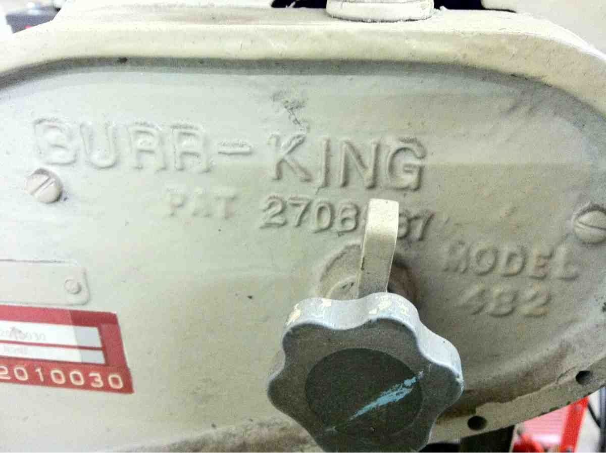 Used Burr King 482 Belt Grinder for sale