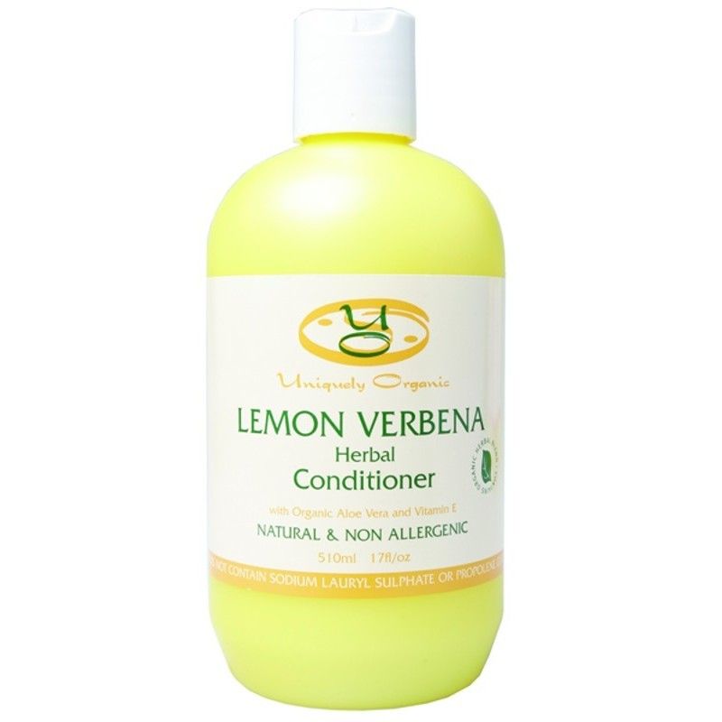 Lemon Verbena Shampoo & Conditioner Uniquely Organics Hair Care Duo 2 x
