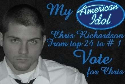 American Idol on Thanx To Everyone That Voted For Chris Richardson On American Idol