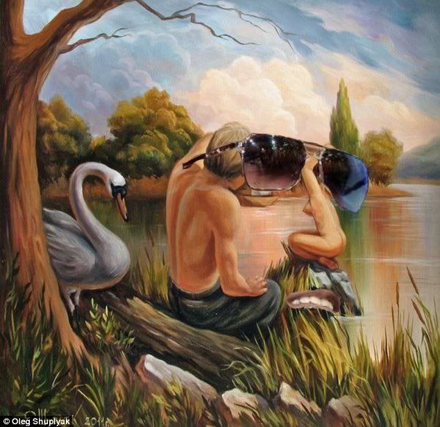 MoronLessOff FTFA Mind games This painting titled Voyeur shows Sigmund