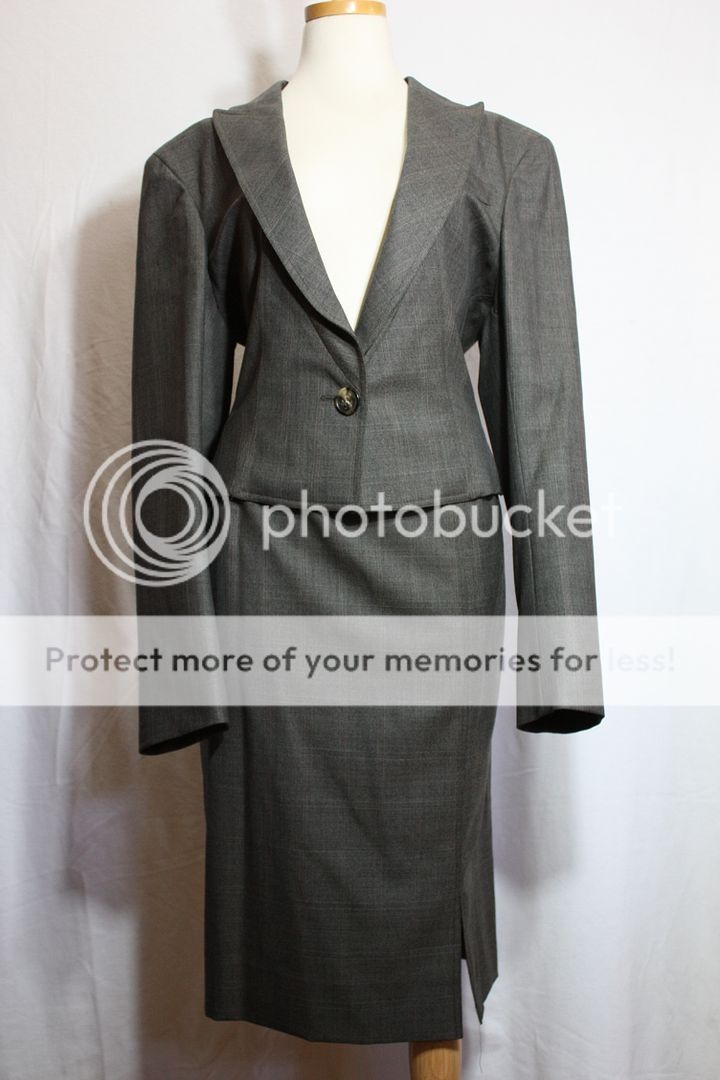 Womens JOHN GALLIANO 3 Piece Jacket Skirt Dress Suit  