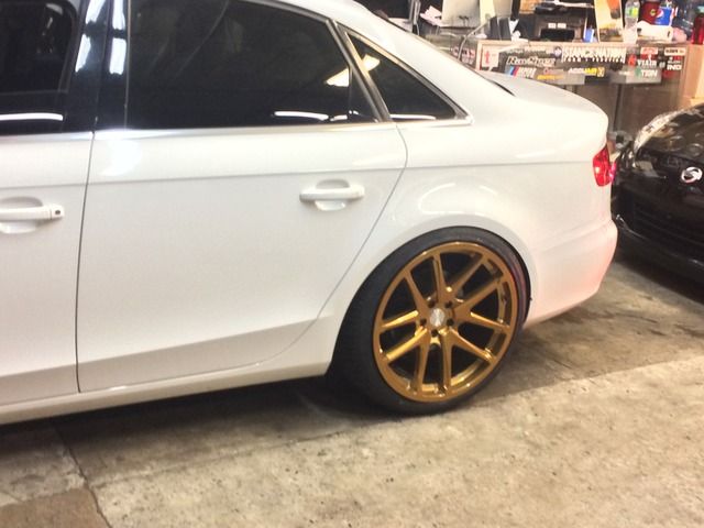 FS rotiform SNA poweredcoated gold fits touareg , Audi Q7 Porsche and ...