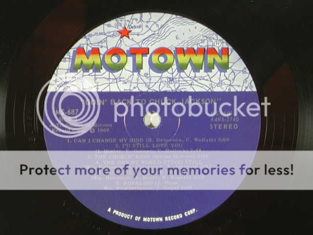 CHUCK JACKSON motown LP GOIN BACK TO CHUCK JACKSON ~MOTOWN M   