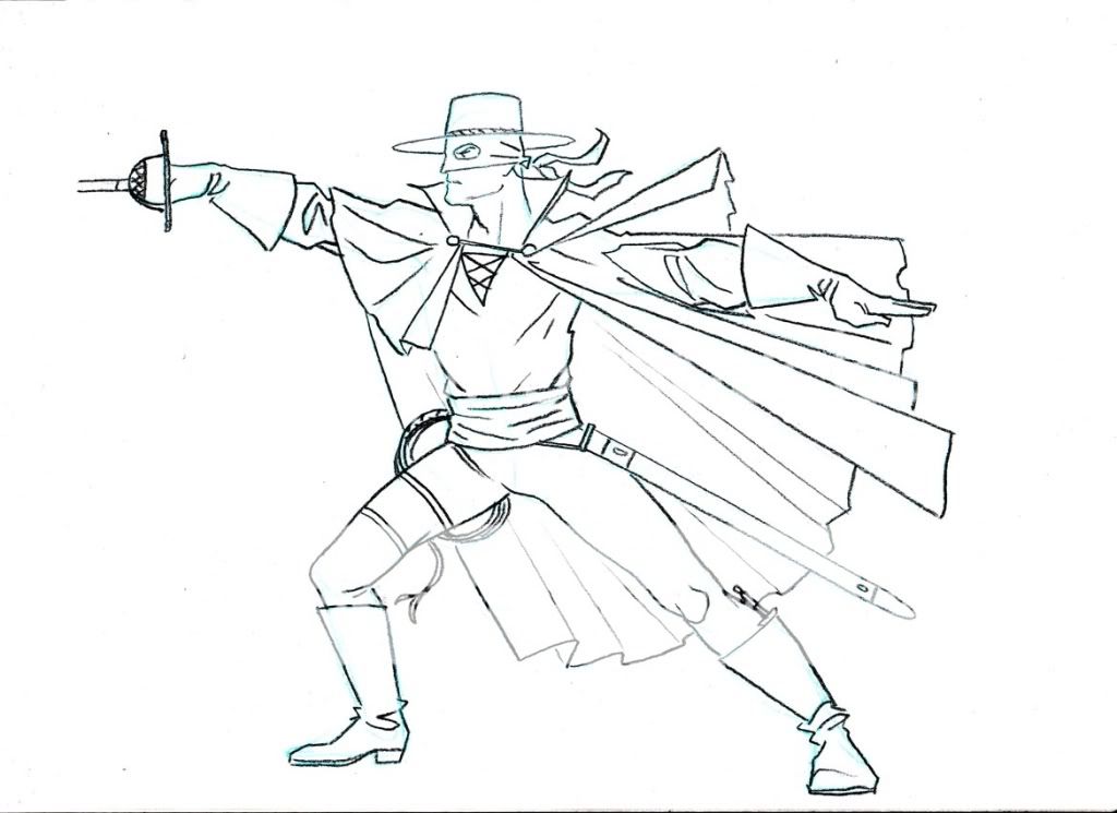 Coloring Pages Zorro 6