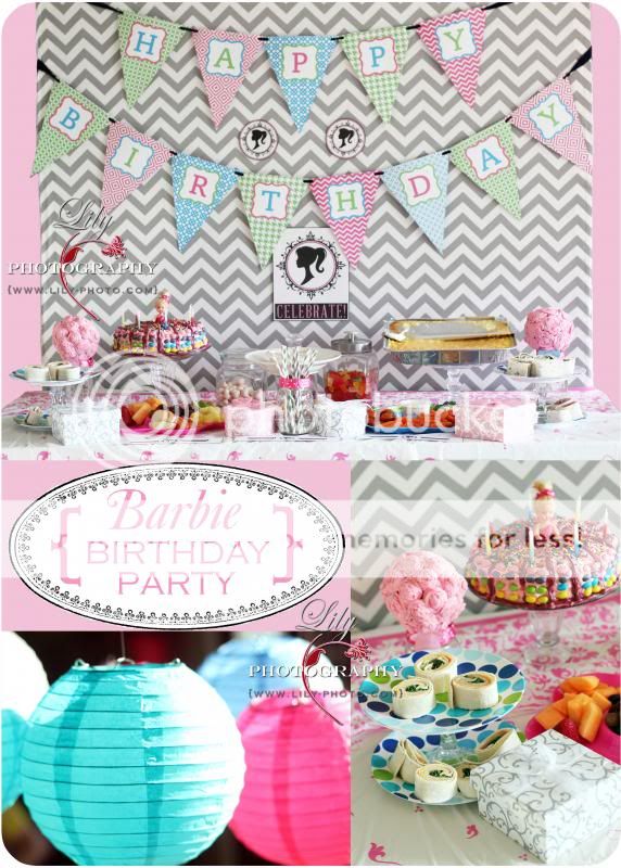 {Barbie Birthday Party {R’s 7th Birthday}} | Lily Photography by ...